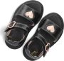 Dr. Martens Marlowe Hearts T leren sandalen Black + Powder Pink T Lamper - Thumbnail 6