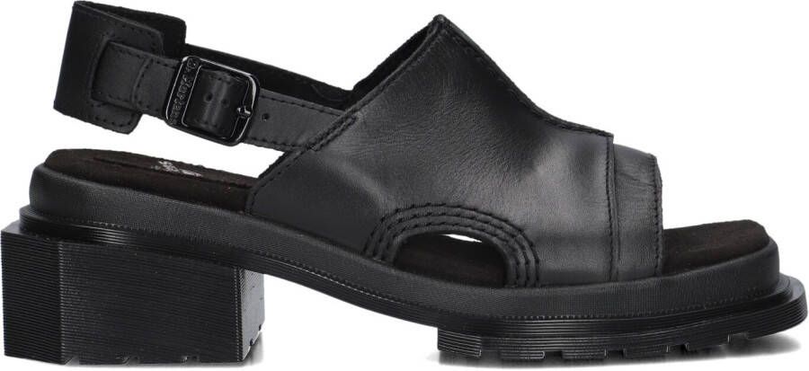 DR MARTENS Zwarte Sandalen Maybole Open Toe Black