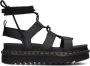 Dr. Martens Minimalistische leren sandalen met unieke veters en lichtgewicht EVA-zool Zwart Dames - Thumbnail 6