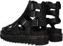 Dr. Martens Zwarte Leren Plateau Sandalen met Rits Zwart Heren - Thumbnail 3