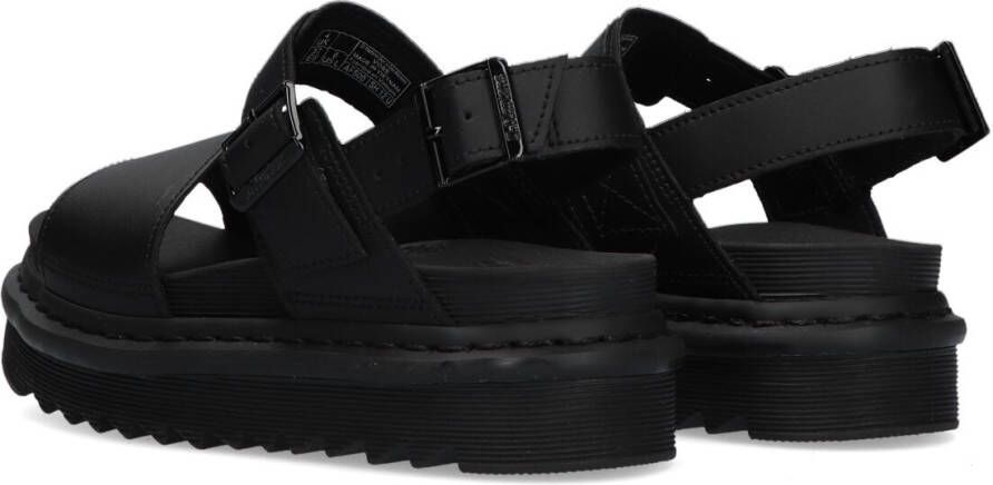 DR MARTENS Zwarte Sandalen Voss