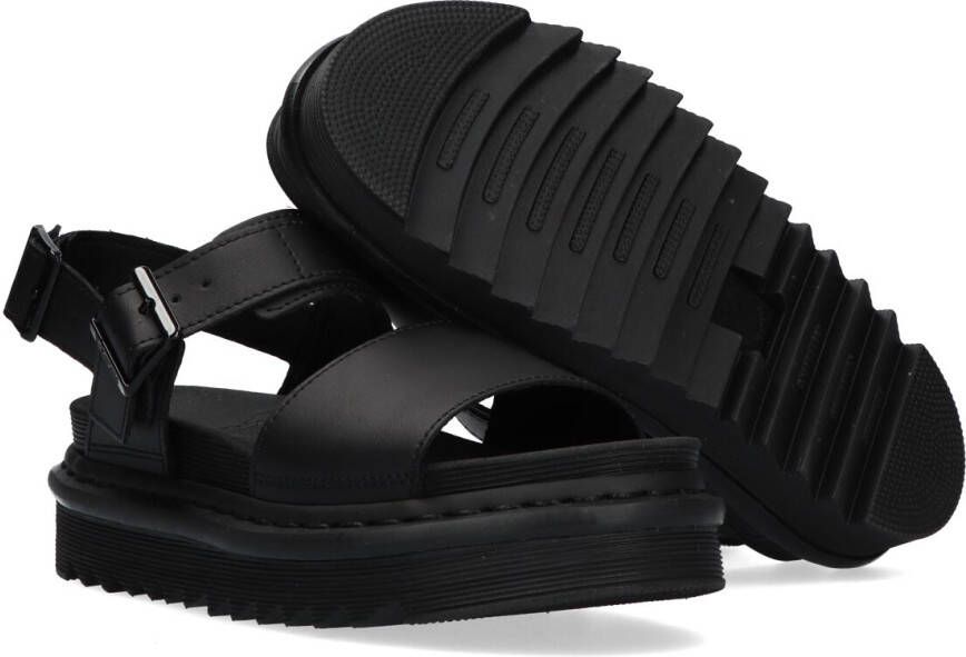 DR MARTENS Zwarte Sandalen Voss