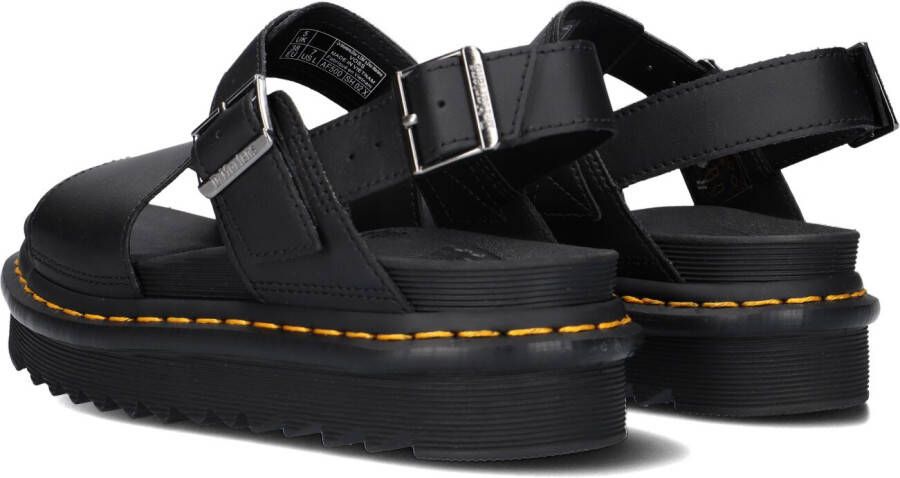 DR MARTENS Zwarte Sandalen Voss