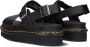 Dr. Martens Zwarte leren sandalen met Quad-zool Black Dames - Thumbnail 4