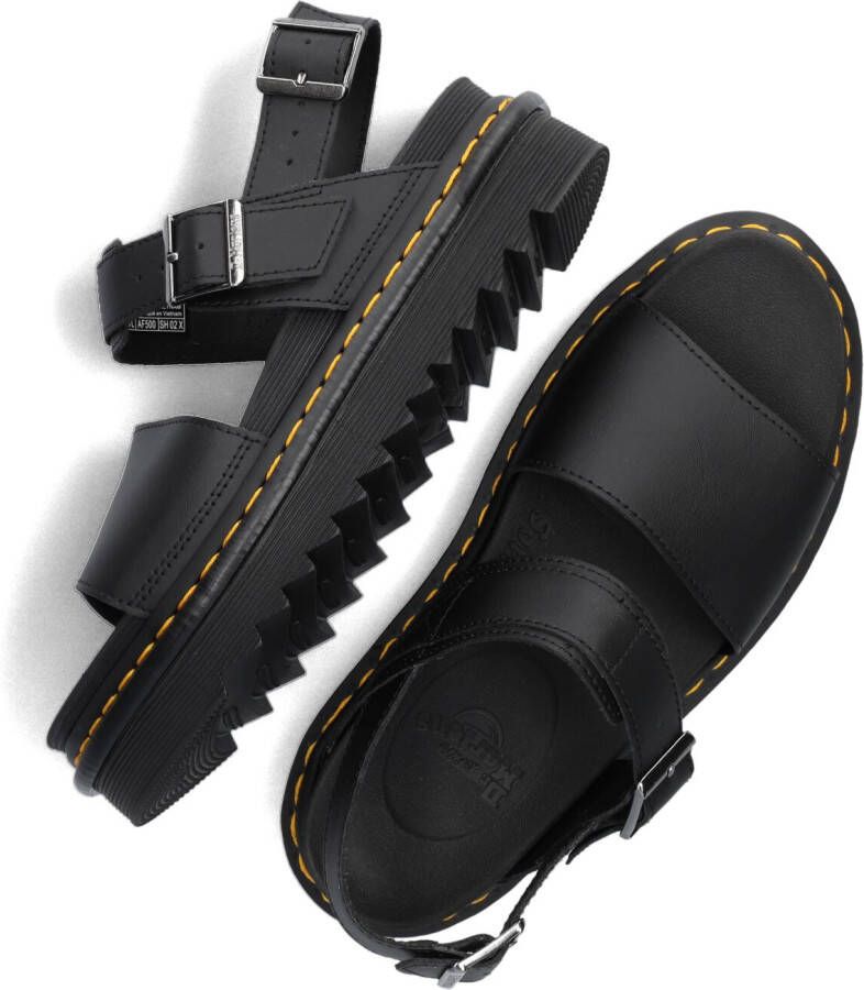 DR MARTENS Zwarte Sandalen Voss