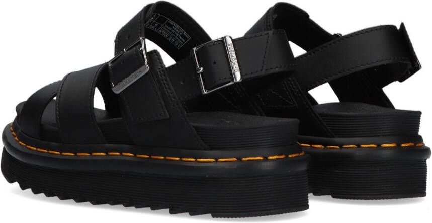 Dr. Martens Stijlvolle Platte Sandalen voor Vrouwen Black Dames - Foto 6