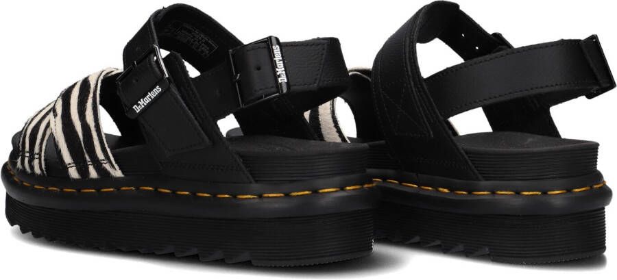 DR MARTENS Zwarte Sandalen Voss Ii