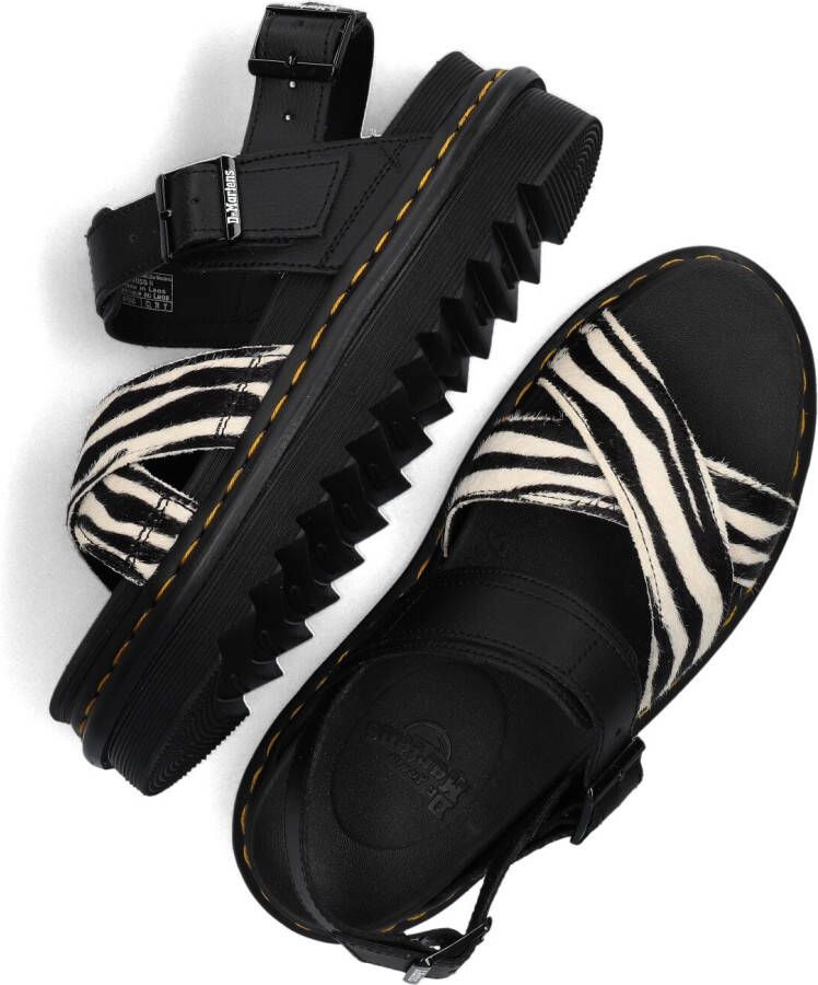 DR MARTENS Zwarte Sandalen Voss Ii