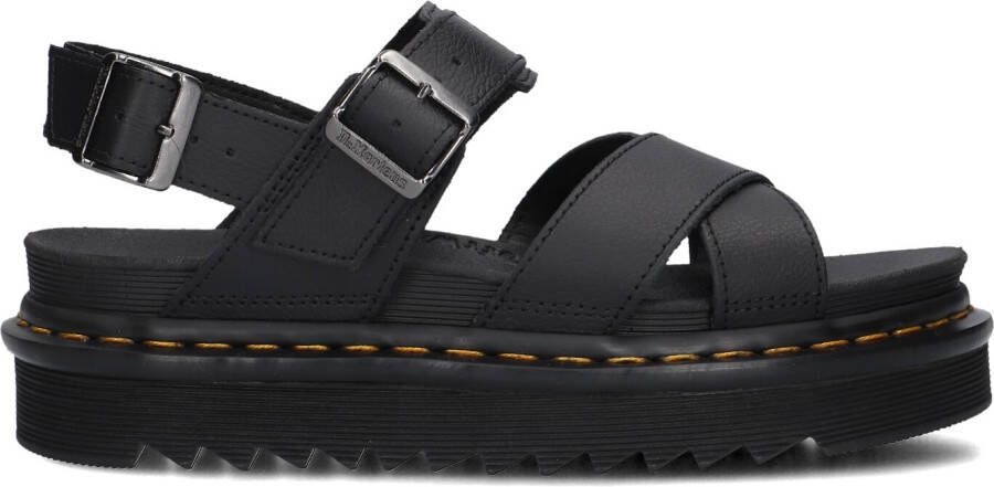 DR MARTENS Zwarte Sandalen Voss Ii