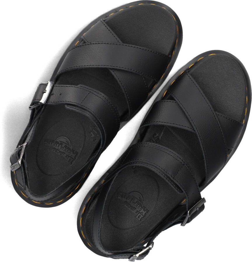 DR MARTENS Zwarte Sandalen Voss Ii
