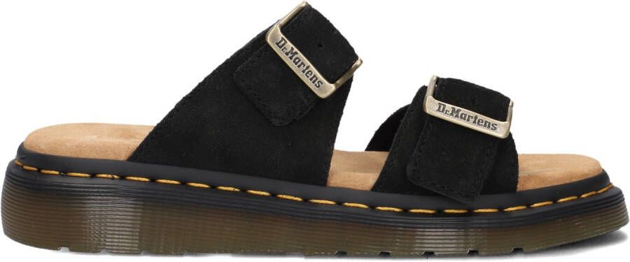DR MARTENS Zwarte Slippers Josef