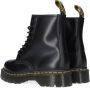 Dr Martens Dr. Martens 1460 PASCAL BLACK VIRGINIA Volwassenen VeterlaarzenHalf hoge schoenen Kleur Zwart - Thumbnail 9