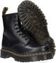 Dr Martens Dr. Martens 1460 PASCAL BLACK VIRGINIA Volwassenen VeterlaarzenHalf hoge schoenen Kleur Zwart - Thumbnail 10