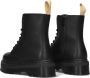 Dr. Martens Eco-leren ritslaarzen zwarte platformszool Black Dames - Thumbnail 7