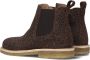 Du Loua Du Cos Chelsea boots Enkellaarsjes Meisjes Kids Bruin - Thumbnail 2
