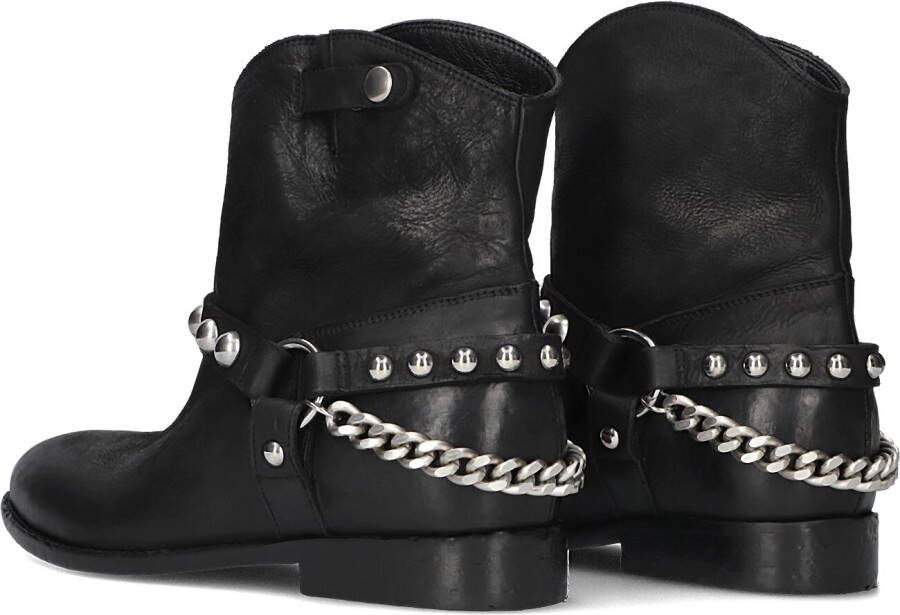 ELENA IACHI Zwarte Biker Boots A5682