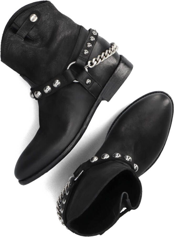 ELENA IACHI Zwarte Biker Boots A5682