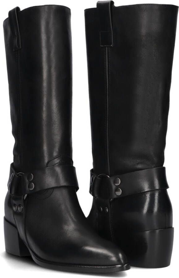 ELENA IACHI Zwarte Biker Boots E3927