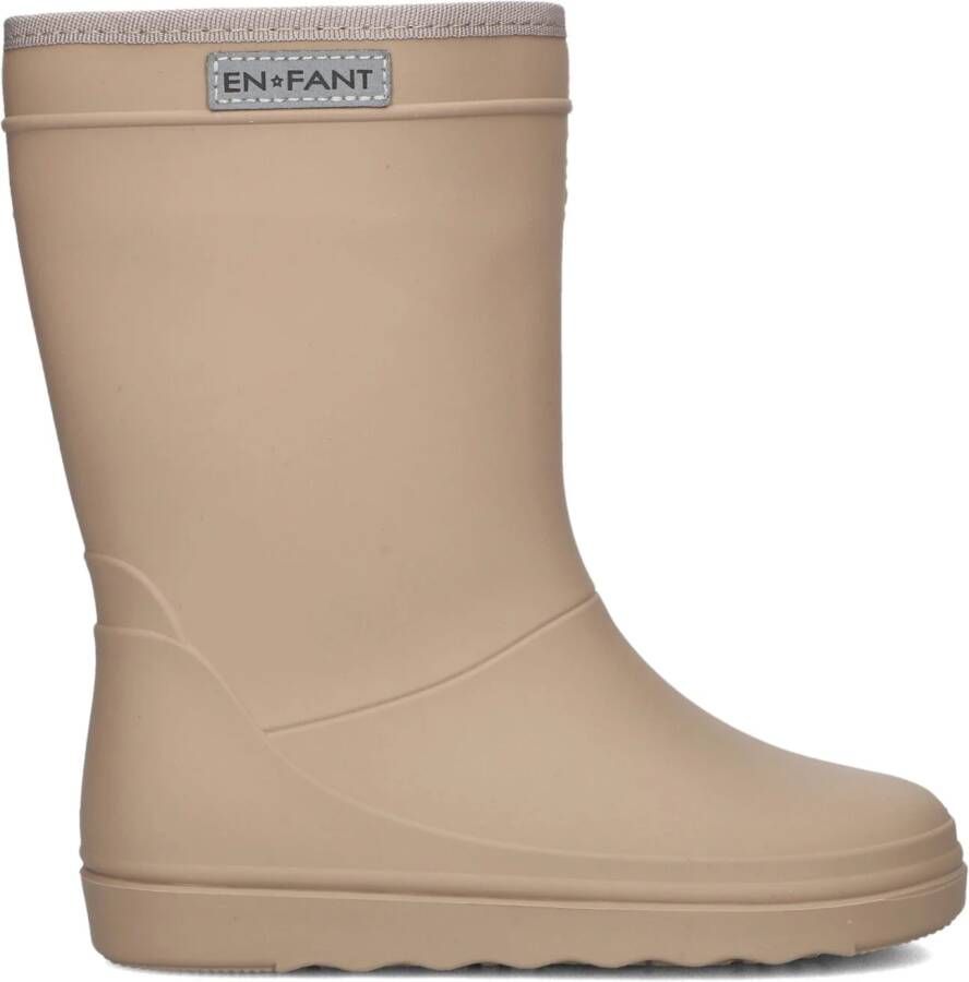Enfant Rain Boots Solid Laarzen Rubber Meisjes Bruin