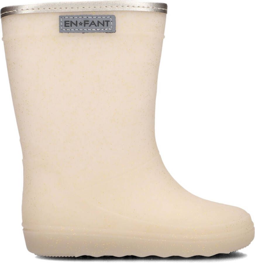 ENFANT Witte Laarzen Rain Boot Glitter
