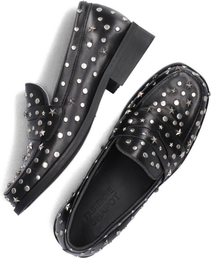 FABIENNE CHAPOT Zwarte Loafers Pim Studs