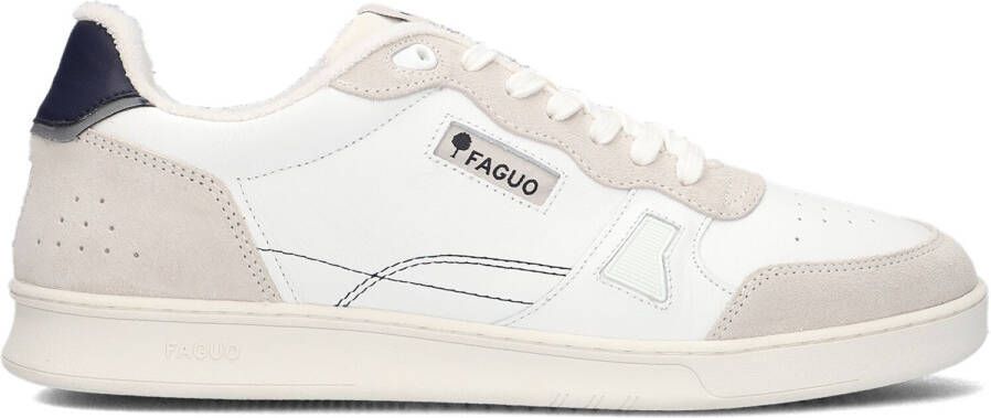 Faguo Witte Lage Sneakers Commute 1 Baskets