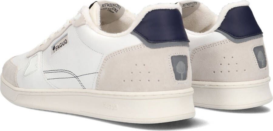 Faguo Witte Lage Sneakers Commute 1 Baskets