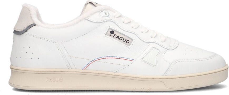 Faguo Witte Lage Sneakers Commute 1 Baskets
