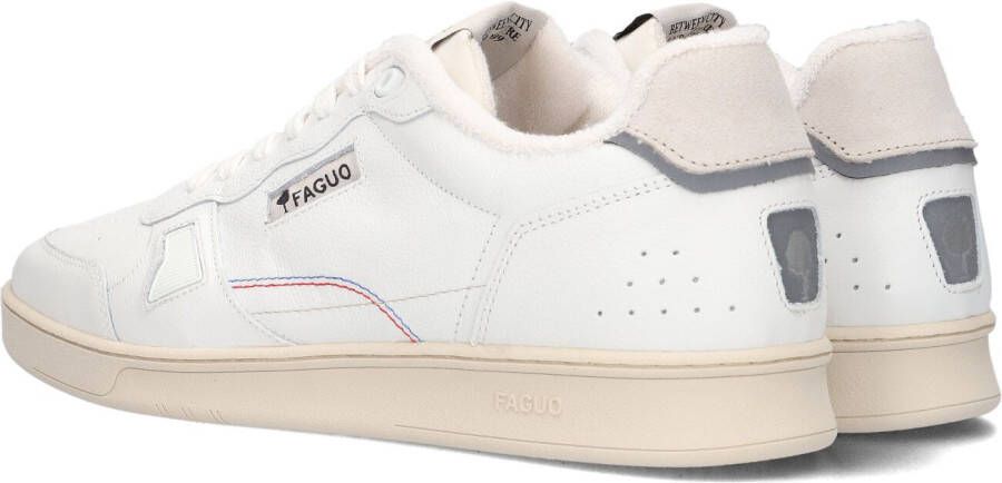 Faguo Witte Lage Sneakers Commute 1 Baskets