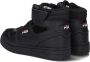 Fila Arcade Velcro Mid Kids Hoge sneakers Leren Sneaker Kids Zwart - Thumbnail 4