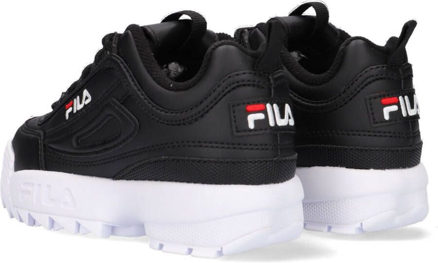 Fila Zwarte Lage Sneakers Disruptor Kids