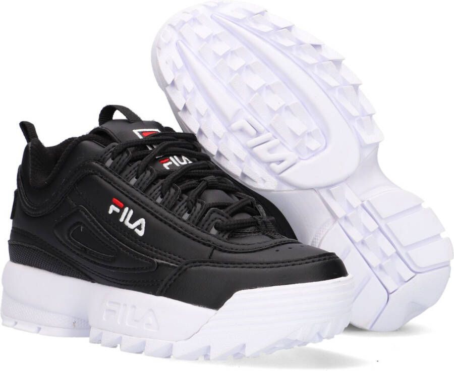 Fila Zwarte Lage Sneakers Disruptor Kids