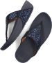 FITFLOP Teenslippers Dames Lulu Glitter Maat: 43 Materiaal: Leer Kleur: Blauw - Thumbnail 11