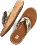 FITFLOP Teenslippers Dames Hn3 Maat: 40 Materiaal: Leer Kleur: Goud - Thumbnail 5