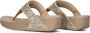 FITFLOP Teenslippers Dames Lulu Glitter Maat: 36 Materiaal: Textiel Kleur: Goud - Thumbnail 4