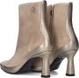 Floris van Bommel Sfw-50076 Enkellaarsjes Enkelboots met rits Dames Beige - Thumbnail 4