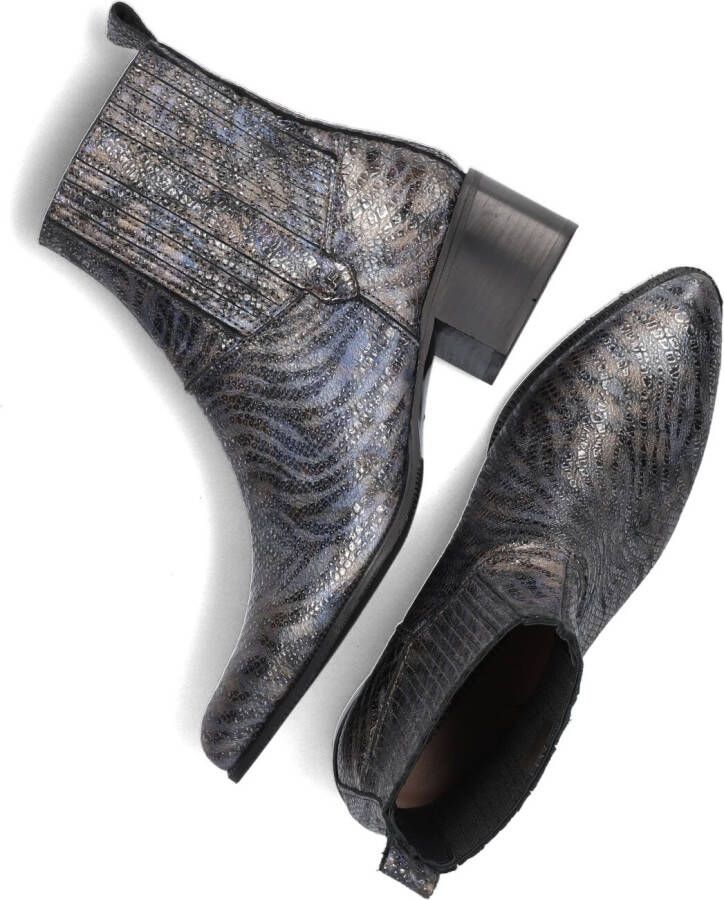 FLORIS VAN BOMMEL Blauwe Enkellaarsjes Sfw-50053