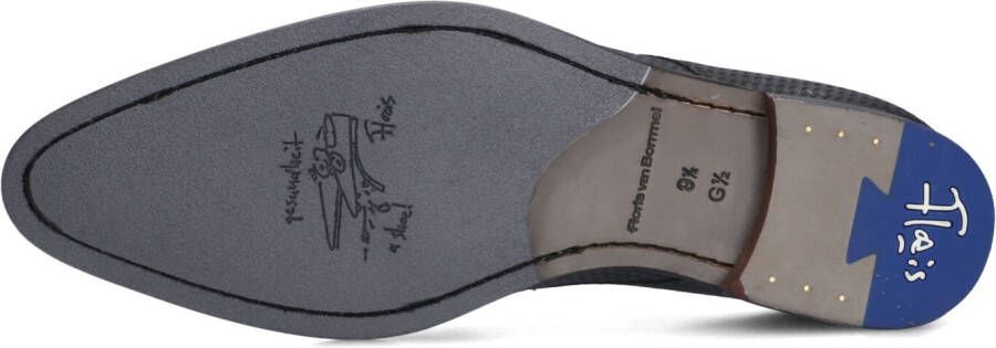 FLORIS VAN BOMMEL Blauwe Nette Schoenen Sfm-30333 De Stapper