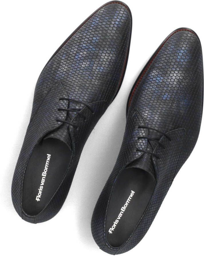 FLORIS VAN BOMMEL Blauwe Nette Schoenen Sfm-30333 De Stapper