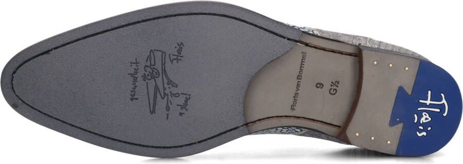FLORIS VAN BOMMEL Blauwe Nette Schoenen Sfm-30361 De Stapper