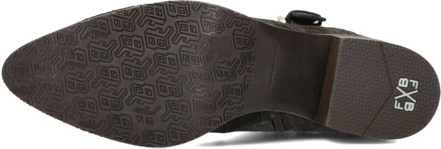 FLORIS VAN BOMMEL Bruine Enkellaarsjes Sfw-50065 Evi
