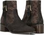FLORIS VAN BOMMEL Enkellaarsjes Dames Sfw-50065 Evi Maat: 42 Materiaal: Suède Kleur: Bruin - Thumbnail 6