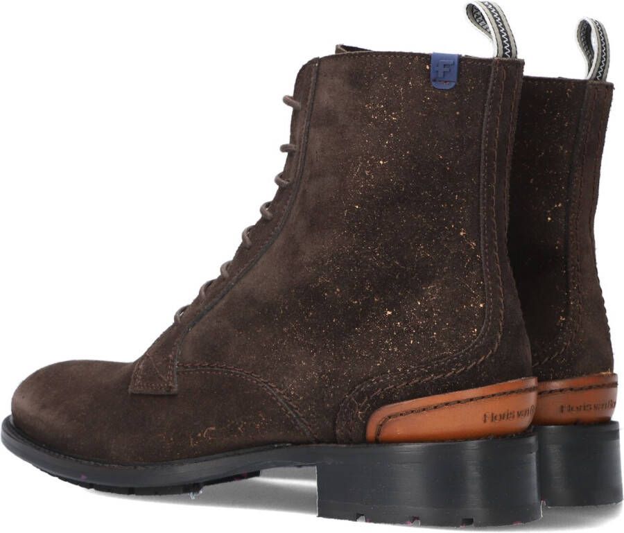 Floris Van Bommel Bruine Veterboots Sfw-50028