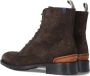 Floris van Bommel SFW-50028-21-03 Volwassenen VeterlaarzenHoge sneakersDames veterschoenenHalf-hoge schoenen Bruin - Thumbnail 3