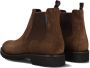 Floris van Bommel Mannen Suède Chelsea boots Laarzen Herenschoenen 20072 Cognac - Thumbnail 8