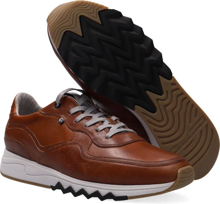 Floris Van Bommel Cognac Lage Sneakers 16397