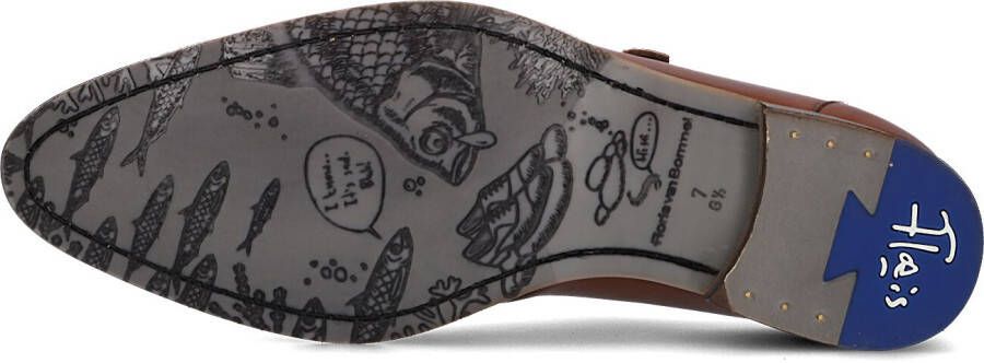 Floris van Bommel sfm-30318 gespschoenen heren bruin 24-01 darkcognac leer 43 5 (9+) - Foto 6