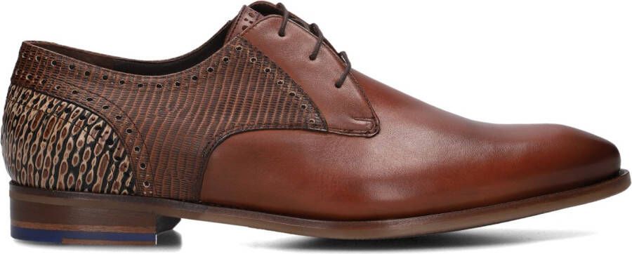 FLORIS VAN BOMMEL Cognac Nette Schoenen Sfm-30361