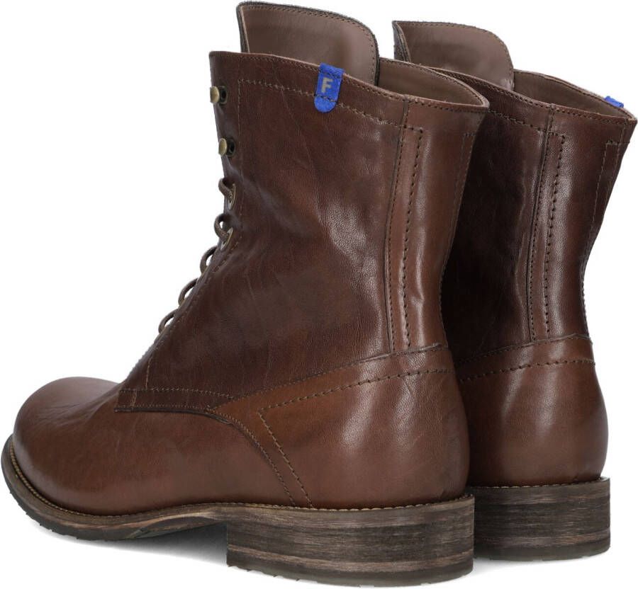 Floris Van Bommel Cognac Veterboots Sfm-80011