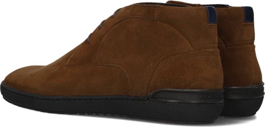 FLORIS VAN BOMMEL Cognac Veterschoenen Sfm-50108